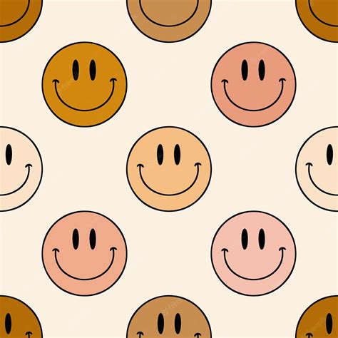 Download Smile Emoji Cartoon Brown Aesthetic Wallpaper | Wallpapers.com