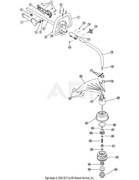 Troy bilt weed eater fuel line diagram