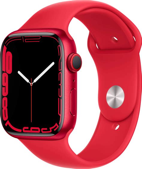 Questions and Answers: Apple Watch Series 7 (GPS) 45mm Aluminum Case with (PRODUCT)RED Sport ...