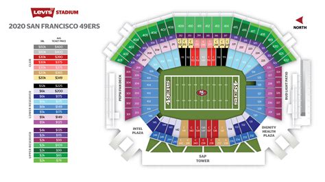 Levi's® Stadium Seating Map - Levi's® Stadium