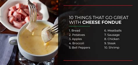 Best Things to Serve With Cheese Fondue - Premio Foods