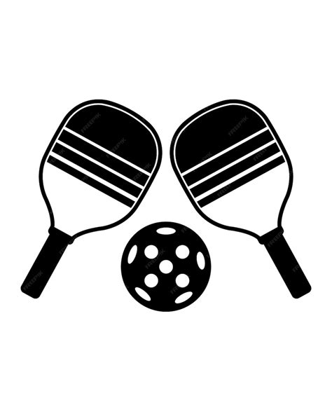 Premium Vector | Pickleball paddles vector design and pickleball club logo icon