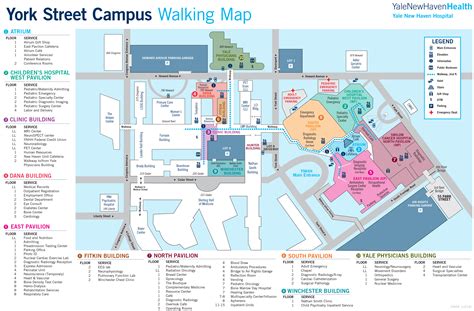 Yale New Haven Hospital Walking Maps