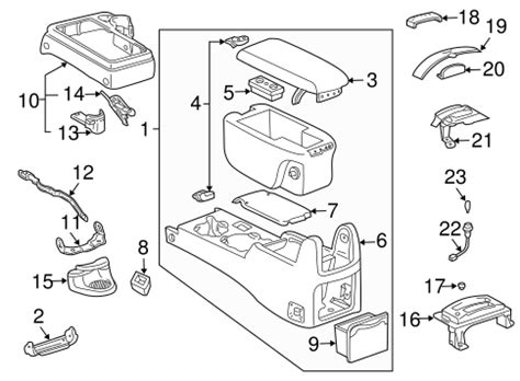 Genuine OEM Console Parts for 2004 Toyota Tacoma Base - Olathe Toyota ...