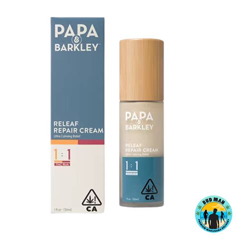 Papa & Barkley Releaf Repair Cream (140mg CBD – 139mg THC): Bud Man Orange County Dispensary ...