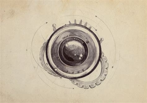 Vintage Camera Lens on Behance