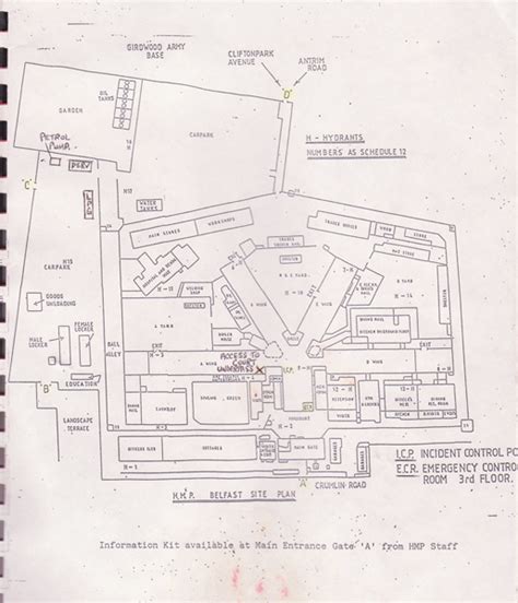 1980s-90s: Crumlin Road Jail, Belfast - Collection including part of railings and various ...