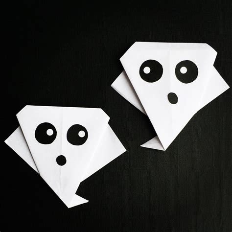 Origami Ghost for Halloween | Craft activities for kids, Origami ghost ...