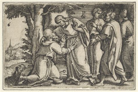 Georg Pencz | Christ Healing the Leper, from The Story of Christ | The Metropolitan Museum of Art