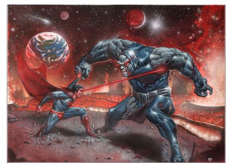 Superman vs Darkseid by andrema on DeviantArt