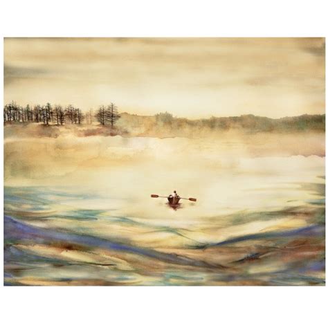 Rowboat Painting Watercolor Painting Archival Print My - Etsy