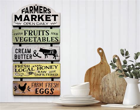 Farmers Market Farmhouse Sign | Farmers market sign, Farm signs, Farm fresh