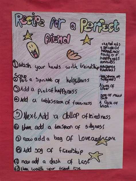 Friendship Recipes | Glebelands PS Dundee Health & Wellbeing