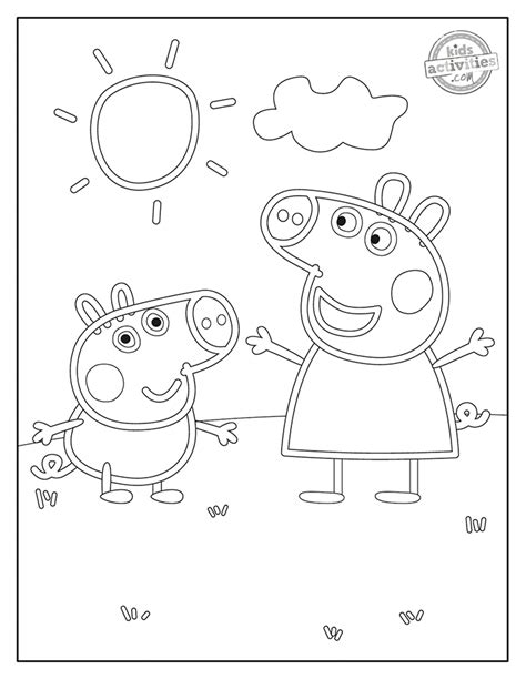 Free Printable Peppa Pig Coloring Pages | Kids Activities Blog