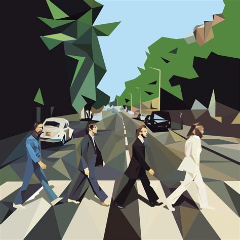 Abbey Road Framed Art Print by Camilo - Vector Black - MEDIUM (Gallery ...