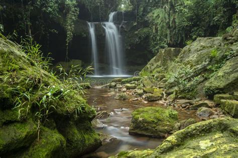 Laitmawsiang Waterfall, Garden of Caves, Meghalaya, India Stock Photo - Image of meghalaya, rock ...