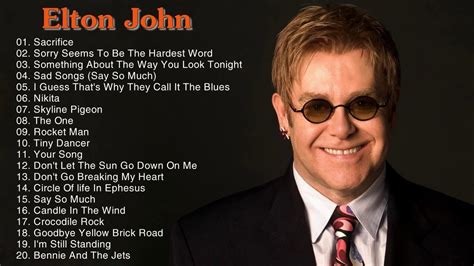 Elton John Greatest Hits 2020 - The Very Best Of Elton John - Elton ...