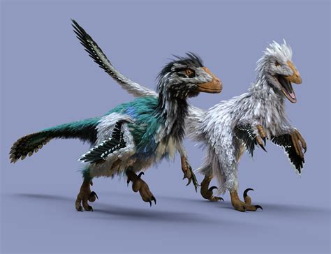 Dinosaurs Series - Feathers Extension for Deinonychus | Daz 3D