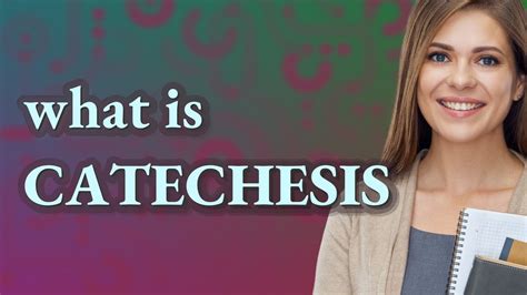 Catechesis | meaning of Catechesis - YouTube