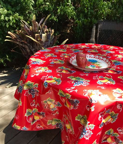 oilcloth round tablecloth, oil cloth round tablecloth, mexican oilcloth – Oilcloth International ...