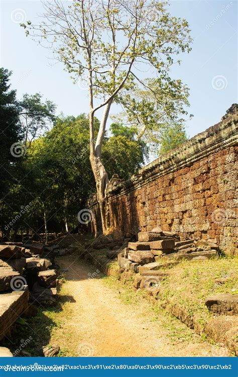 Cambodia, an Abandoned City in the Jungle of Angkor Wat. Stock Photo ...