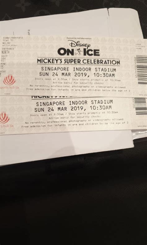 Disney On Ice tickets, Tickets & Vouchers, Event Tickets on Carousell