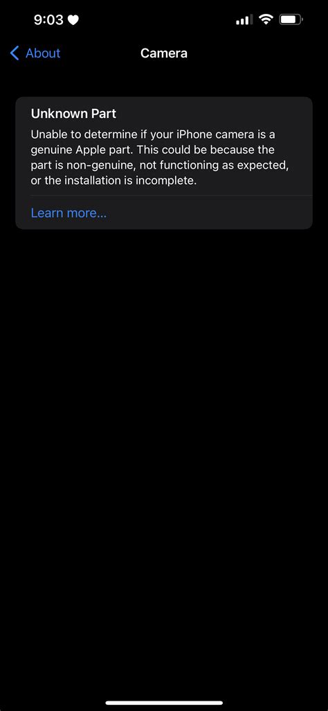 Why is my iPhone 13 pro max saying my cam… - Apple Community