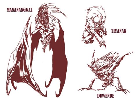 Filipino Mythical Creatures II by CaptainLuckypants on DeviantArt