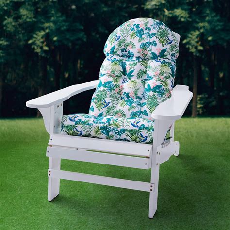 Enipate Tropical Print Adirondack Chair Cushions, Weather Resistant Patio Chair Seat Cushion ...