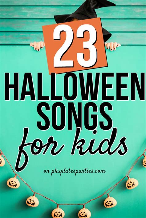 Halloween Songs for Kids | Here's Your Halloween Playlist | Halloween songs, Halloween playlist ...