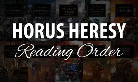 Complete Horus Heresy Reading Order | 100+ Warhammer Books in Order