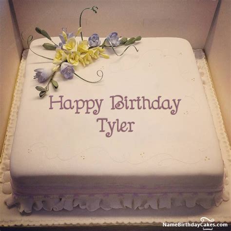 Happy Birthday Tyler Cakes, Cards, Wishes