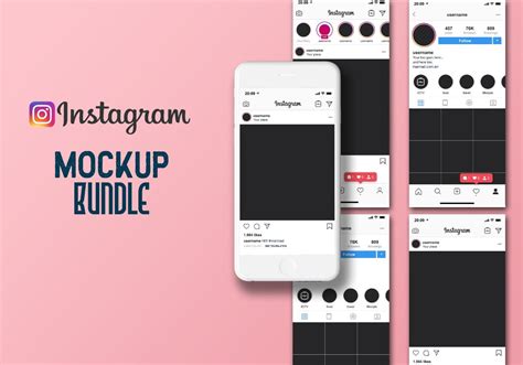 41+ Free Instagram Mockup PSD Template Updated 2021 - Graphic Cloud | Instagram mockup ...