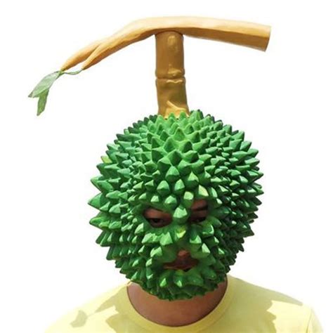 Halloween Horror Scary Masks Adult Children Funny Fuit Durian Cosplay ...