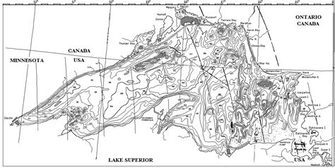 Lake Superior Depth Map - www.inf-inet.com