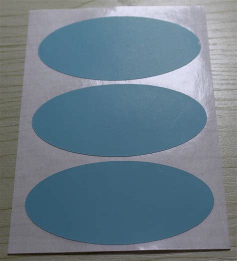 6.5x3.5cm Light blue Oval Sticker Labels-in Stickers from Home & Garden on Aliexpress.com ...