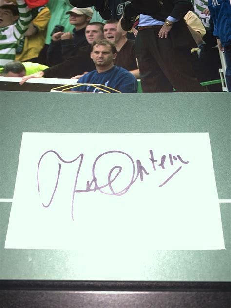 Signed Martin O'Neill Celtic Presentation - Its Signed Memorabilia