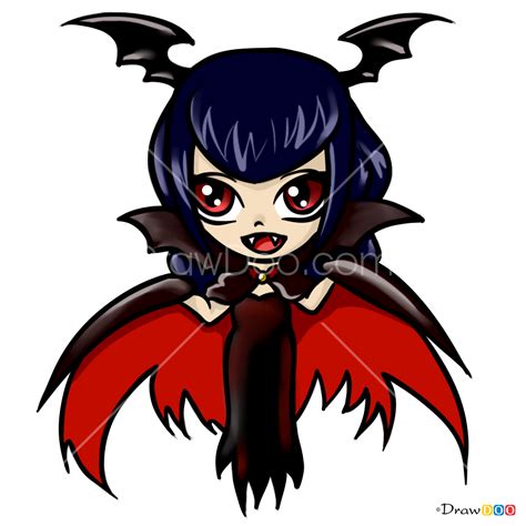 How to Draw Lady Vampire, Halloween