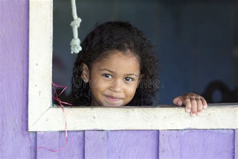 Brazilian Young Girl Smiling in Manaus, Brazil Editorial Stock Image ...