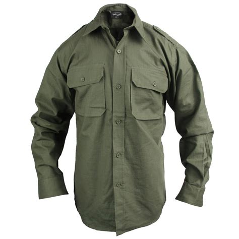 Olive Drab Ripstop Field Shirt - Army & Outdoors