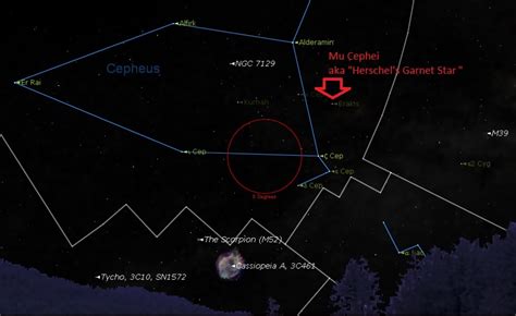 Seeing Red: Hunting Herschel's Garnet Star - Universe Today