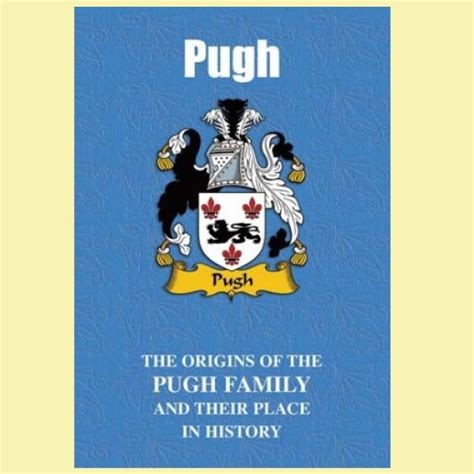 Pugh Coat Of Arms History Welsh Family Name Origins Mini Book