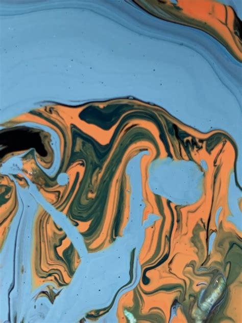 Blue and Brown Abstract Painting · Free Stock Photo