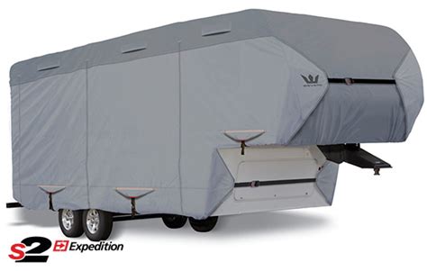 Fifth Wheel Trailer Cover Fits 37' Long Fifth Wheel Trailer | S2 Expedition RV Covers