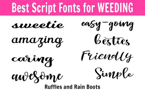 The Best Fonts for Weeding - Cricut and Other Cutting Machines