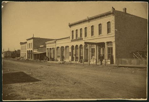 Buildings in the 300 block of Cottonwood Street in Strong City, Kansas - Kansas Memory - Kansas ...