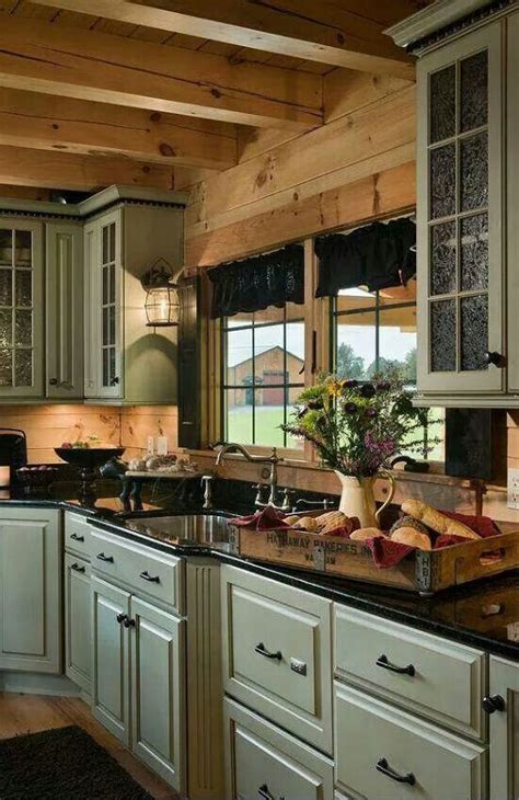 Rustic Kitchen Cabinets, Rustic Kitchen Design, Country Style Kitchen ...