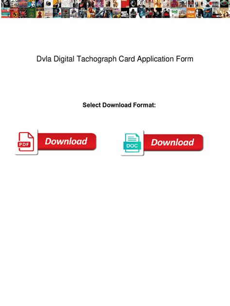 Fillable Online Dvla Digital Tachograph Card Application Form. Dvla ...