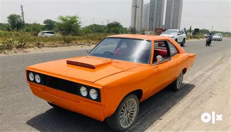 Hindustan Contessa modified to mimic Dodge Challenger muscle car