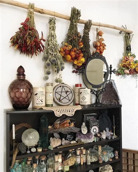 Pin on Halloween | Witch room, Wiccan decor, Witchy room